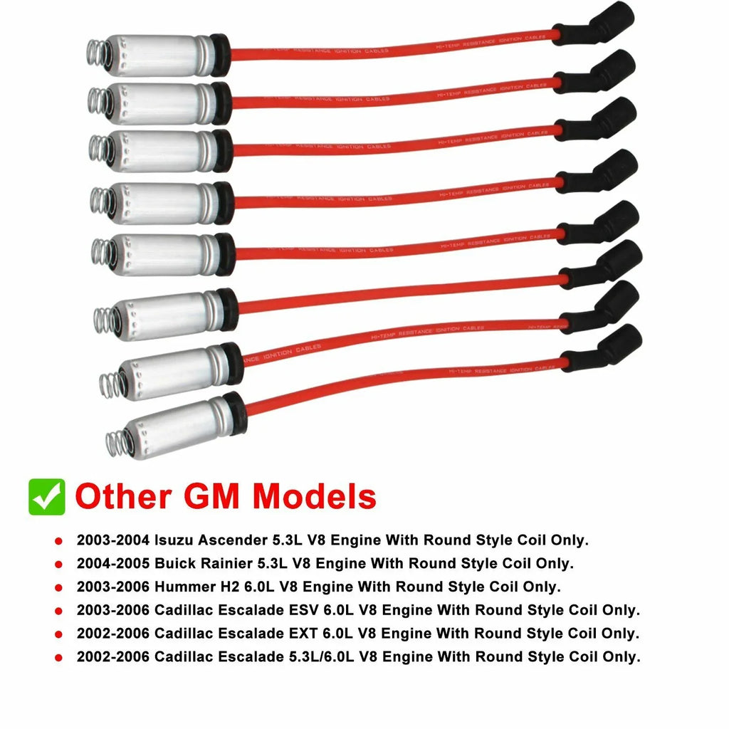 Tahoe Spark 2011 & CHEVROLET 1500 Chevy for ,2013 8 Silverado SILVERADO Ignition Pack Fits K1500 LT select: Wire Plug GMC UF413 Coil