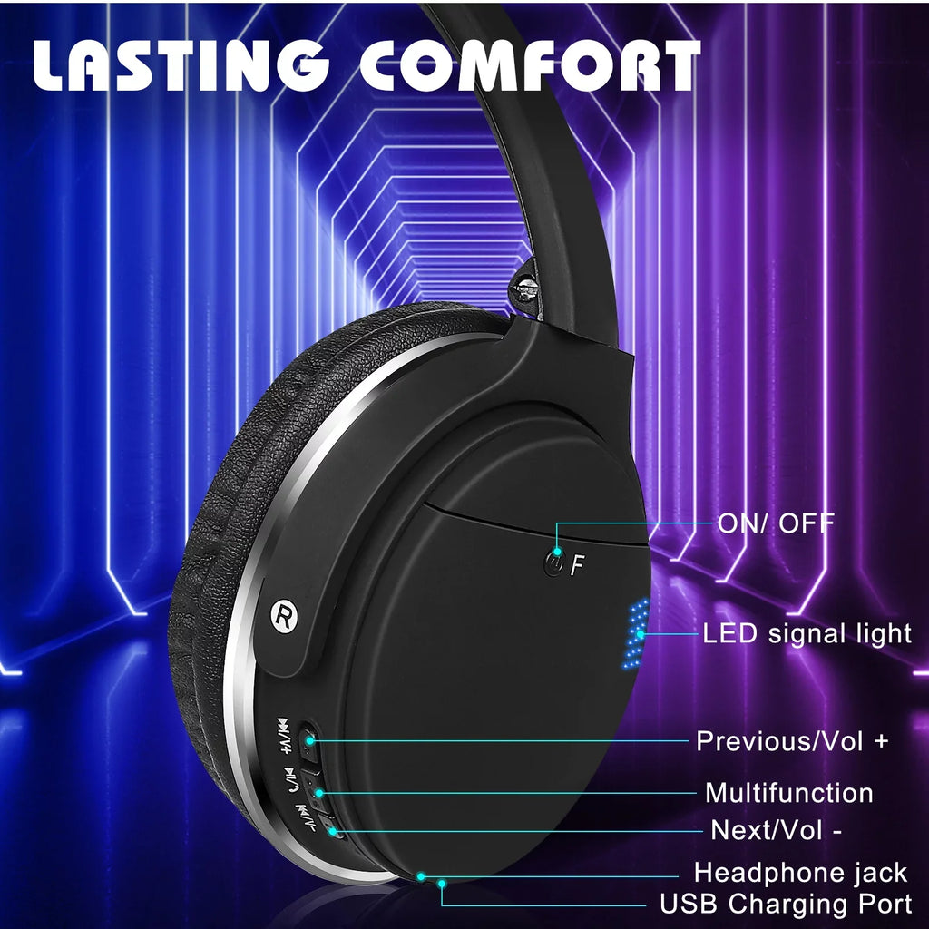 Comfort Axon for Earphones Ear Wireless Bluetooth Call UrbanX High Phone Over 5G Headphones Deep Mic Resolution Superior Stereo Support with Audio, The UX35 Ultra ZTE Bass, 30 with