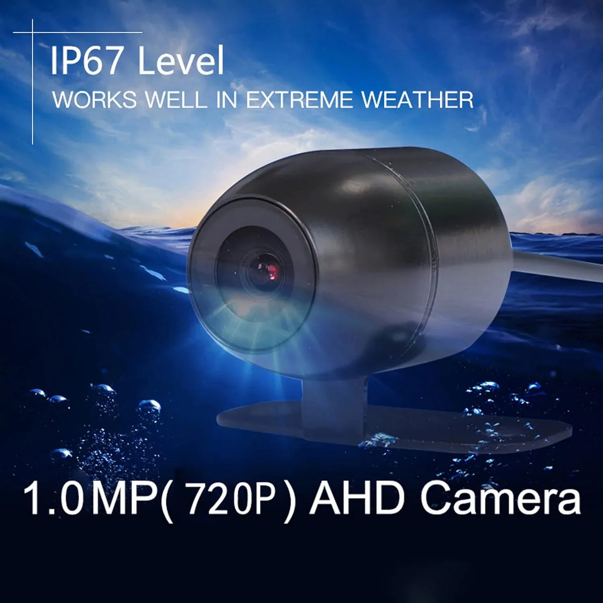 Video Camera Front Accessories and Recording Angle with 1 Motorcycle AHD 120° (Only Cam (720P) HD Rear 1MP Function 1080P+720P Camera Motorcycle 1080P) Channel Support Wide Recording Dash