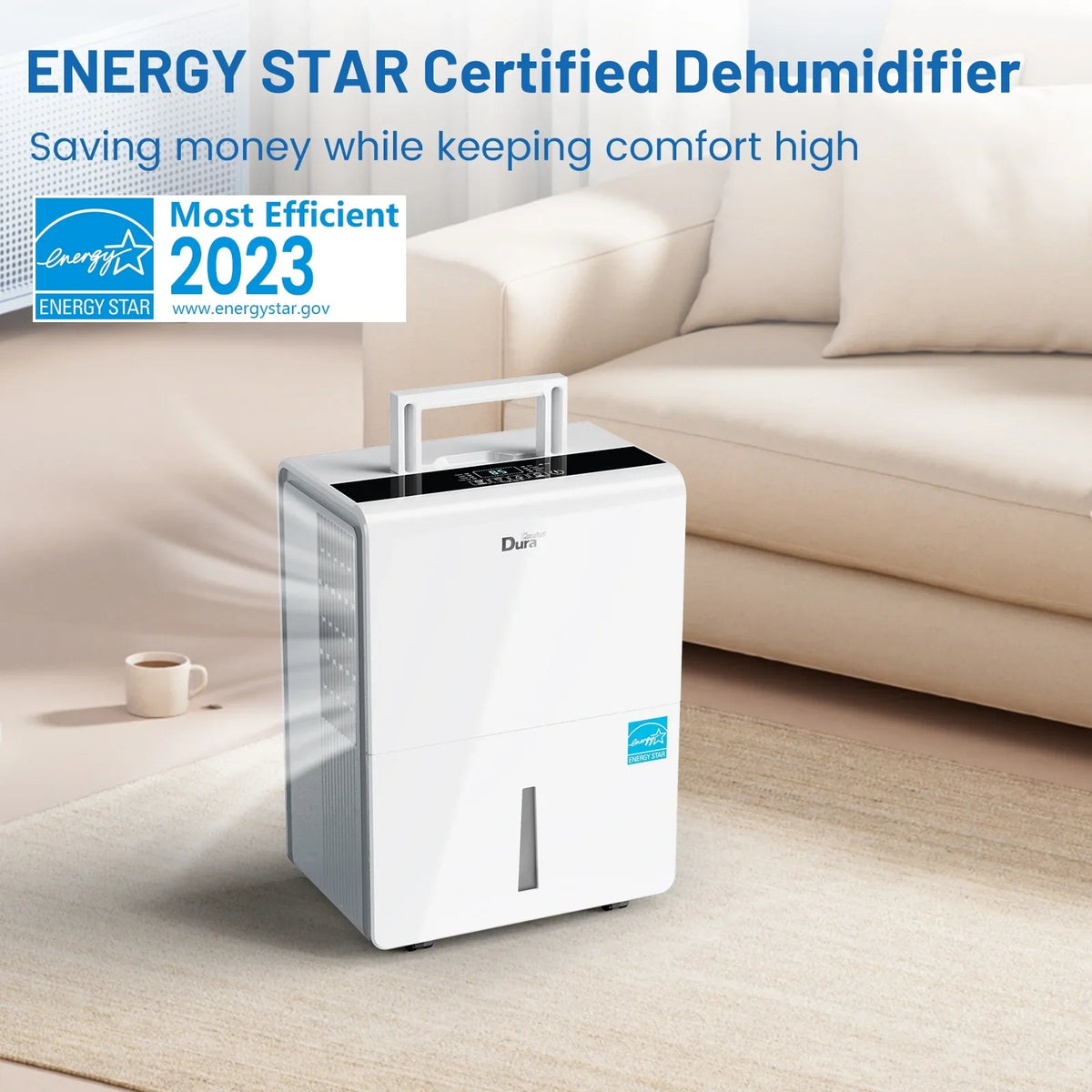 DOE to Dehumidifier Dehumidifiers 2012 (50 with 35 Basement,up for DuraComfort Pint 3000 Standard) Sq.ft WIFI Pint