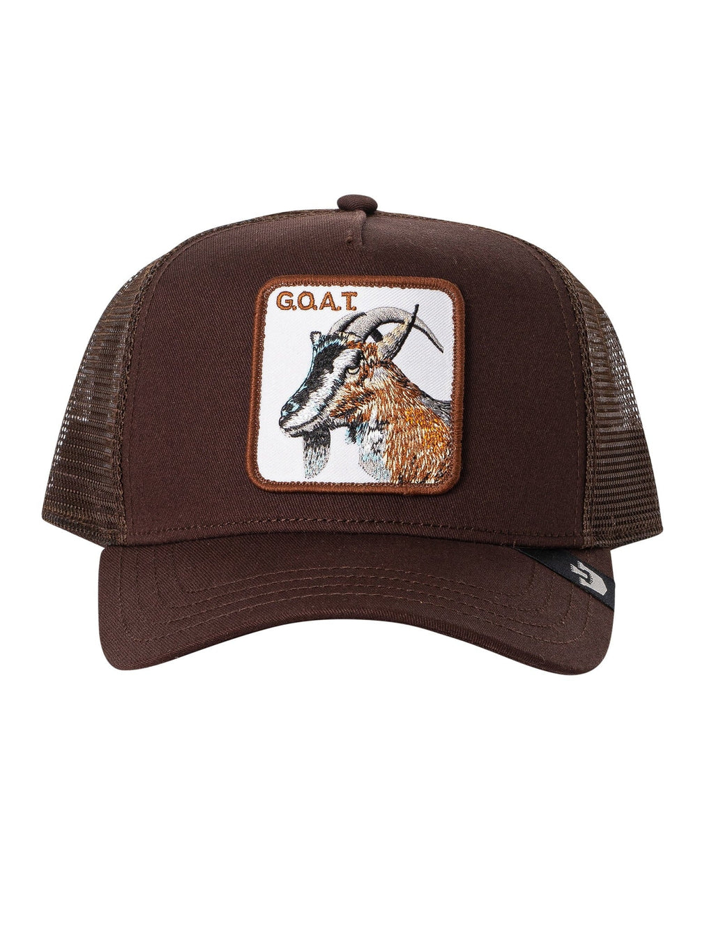 Goat Bros. The Goorin Trucker Cap, Brown