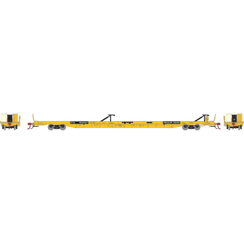 TTX/Yellow #153221 Vehicles HO HO Athearn ATHG69597 Trailer F89F