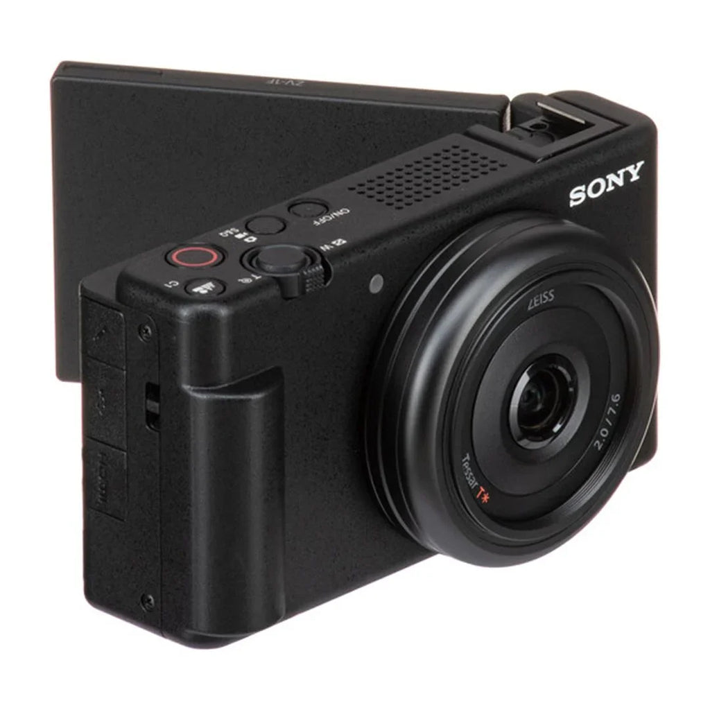 (Black) Card Sony SanDisk Accessory + Camera 64GB Bundle ZV-1F Memory ZeeTech Vlogging with