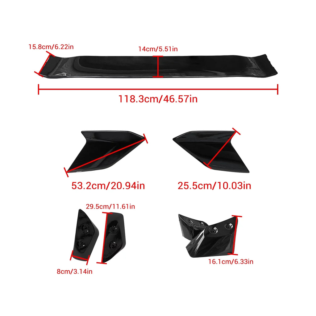 Spoiler 2022-2024 NINTE Honda 11th Trunk Spoiler for Wing Civic Hatchback Rear Tail
