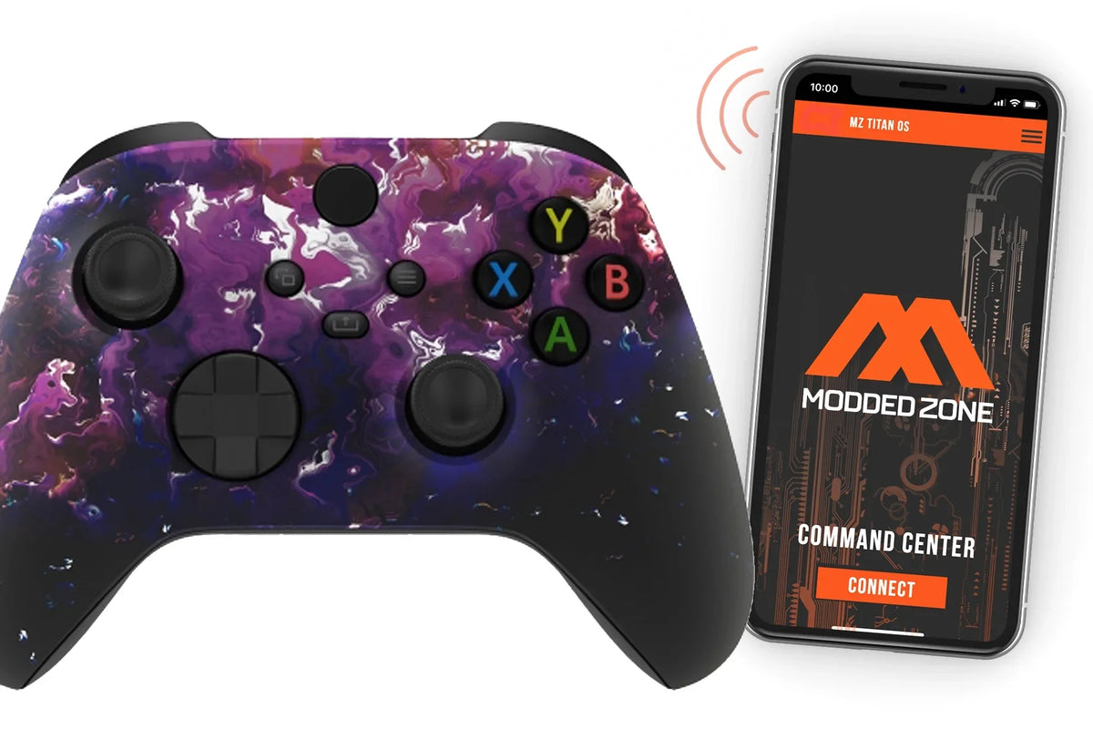 SMART Modded One Xbox Custom Rapid Warzone X Controller.FPS "Lava" Fire mods. COD