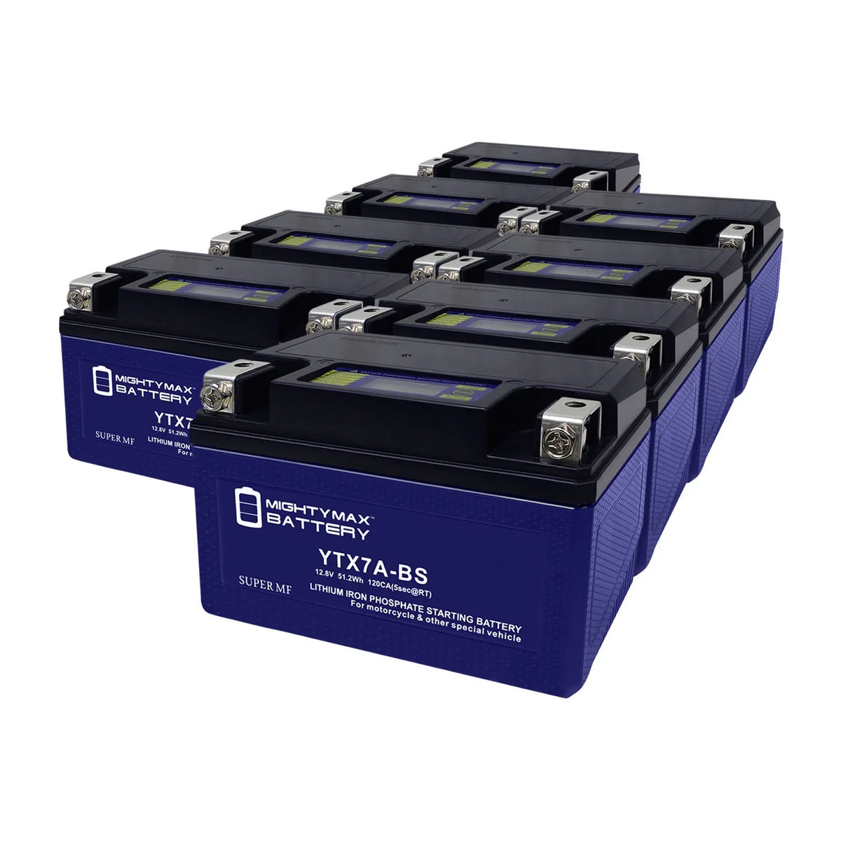 Lithium 50 Battery Scooter Evo Pack with YTX7A-BS Compatible Tweet Replacement - 8 2014 Peugeot