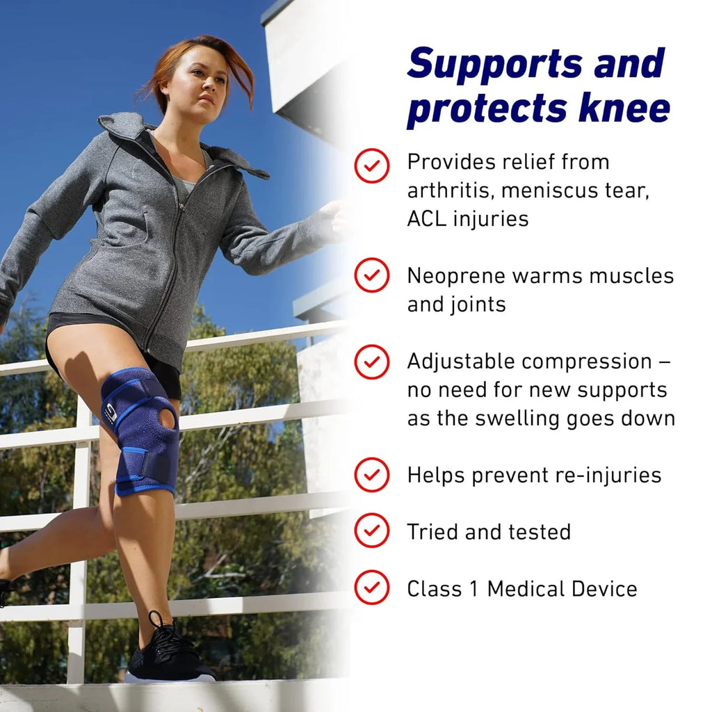 Meniscus Knee – Joint for for Adjustable Knee women men knee, Neo-G Patella Pain Knee injuries runners Relief, - Compression and Support Open Knee Support, patella Pain – tear, Arthritis, support