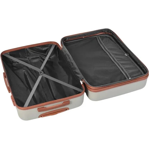 Grey Model Lock Clearance Suitcase Light Wheels 3pcs Luggage Suitcase Durable with Sets TSA sets Expandable Hardshell Brown) and New Spinner Lightweight Luggage 20''24''28''( Hardside ABS