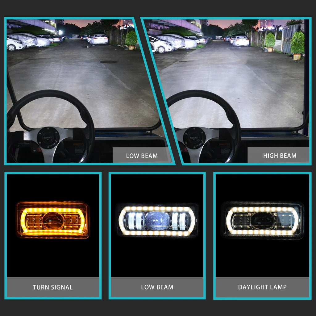 USB DC Converter, Charging, Club 1993-UP, DS Brake Car Plus NOKINS for Kit DRL, 20A Switch Light LED Deluxe