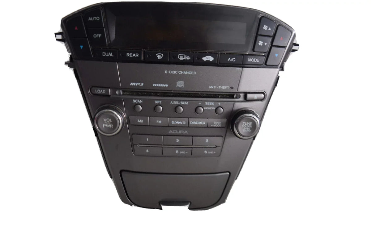 08 6 Acura 09 Player 07 Radio Disc 39101-STX-A040-M1 06 MDX CD