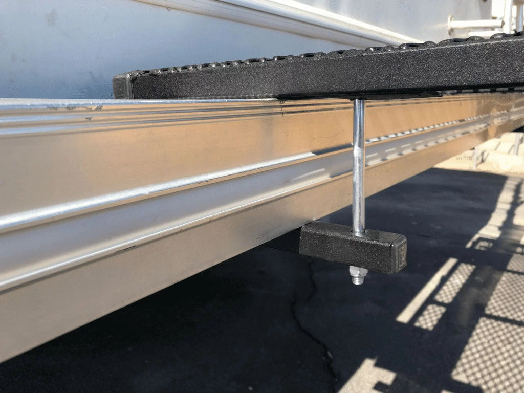 The Rugged Made with RV 20" Steel Finish Bed Rack Duty in USA Bumper x 72" Storage Truck Heavy