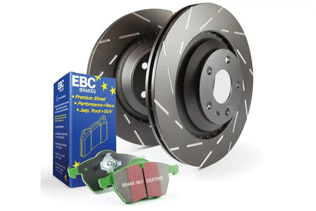 and EBC S2KF1381 USR S2 CSX Brakes 2000 Fits Rotors Civic RSX Greenstuff Kits