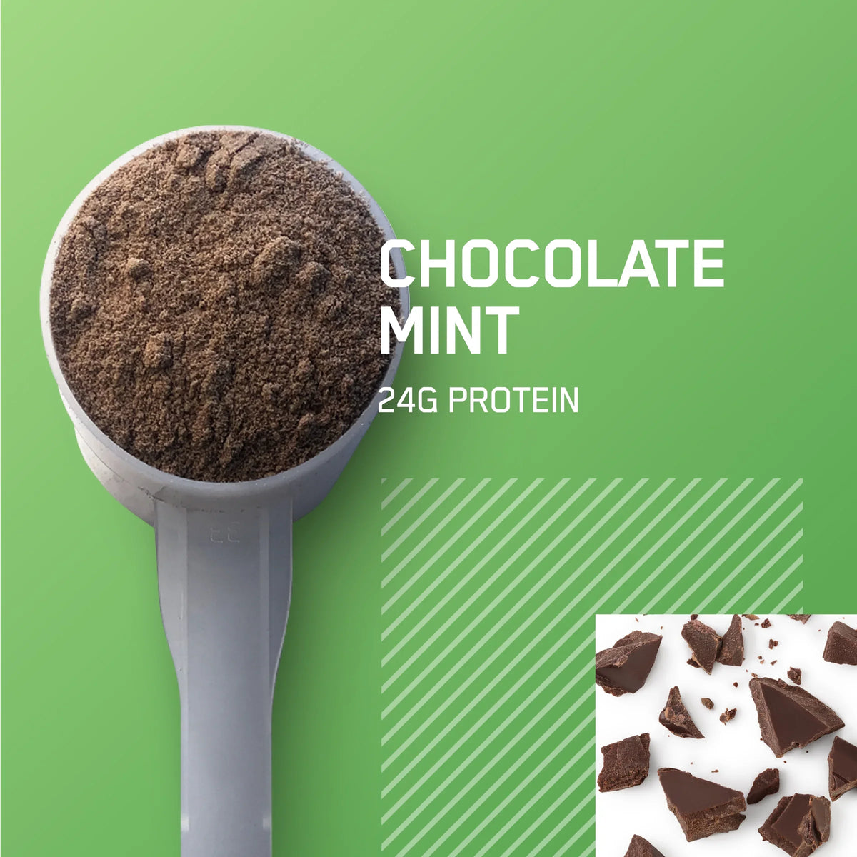 Optimum Powder, lb, Servings 100% 70 Gold Protein Whey Mint, Standard Nutrition, Chocolate 4.94