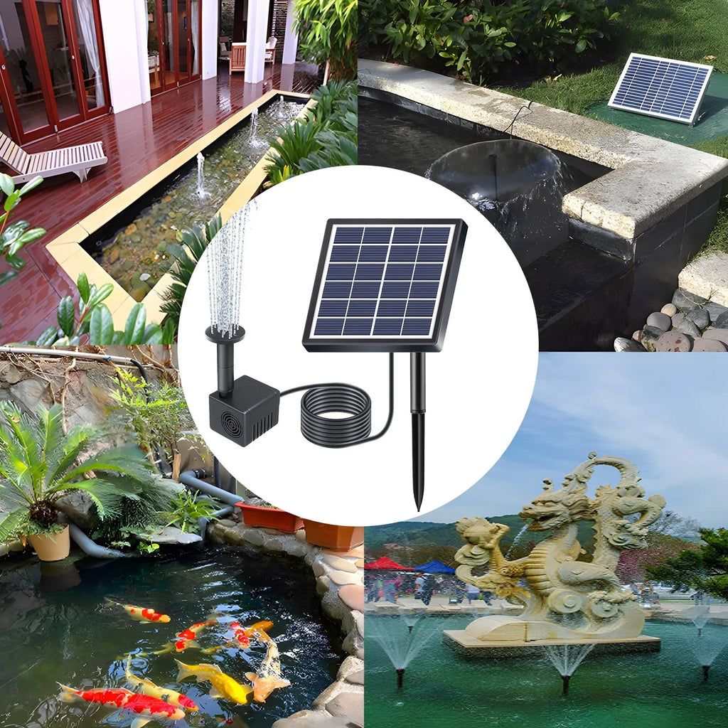 Pump Dsfen Rate Stakes 9.84ft Submersible With Solar Rate 8 Solar Pump Pond Pond/pool/fish 160l/h Powered Water With Pond 8 Fountain,And Water Powered Stakes 1.5w Nozzles Nozzles Pond