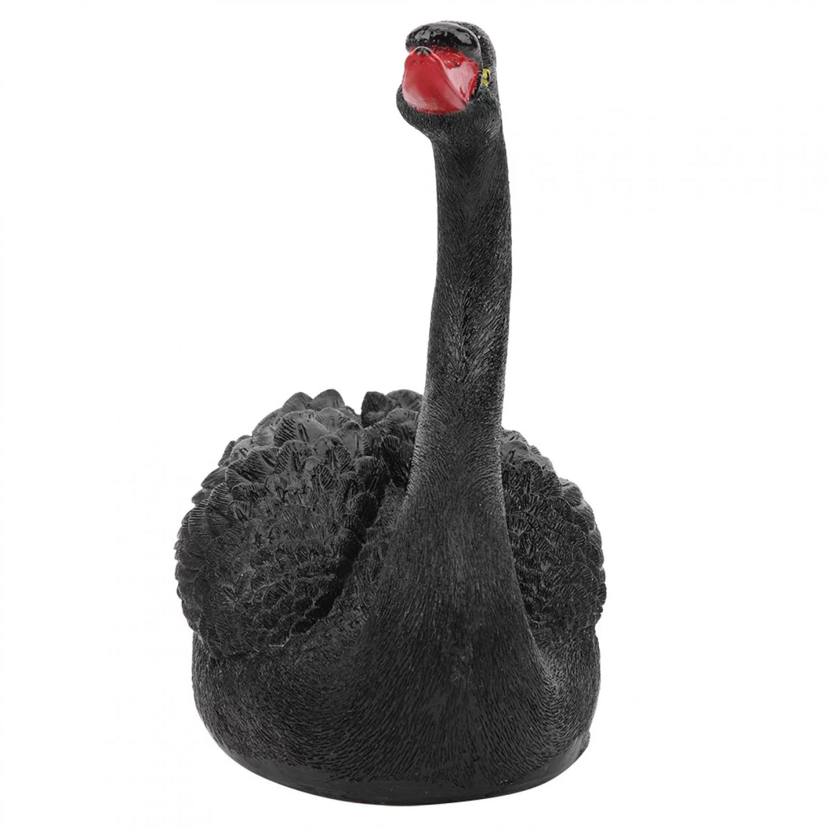 jardín de al para de Adorno Accesorios de Negro Linda Patio Libre de Delaman Cisne Adorno Flotante Simulación jardín de Aire Cisne, decoración