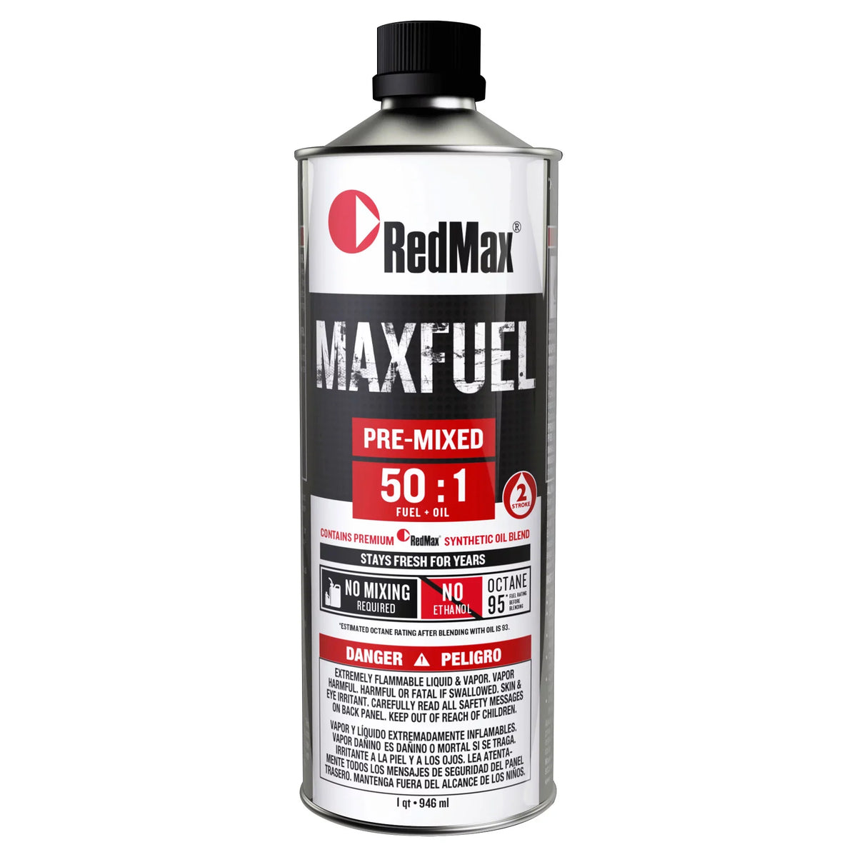 2-Cycle Pack Oil Pre-Mixed Quart RedMax Engines 94 Octane 50:1 6 Fuel 581158801