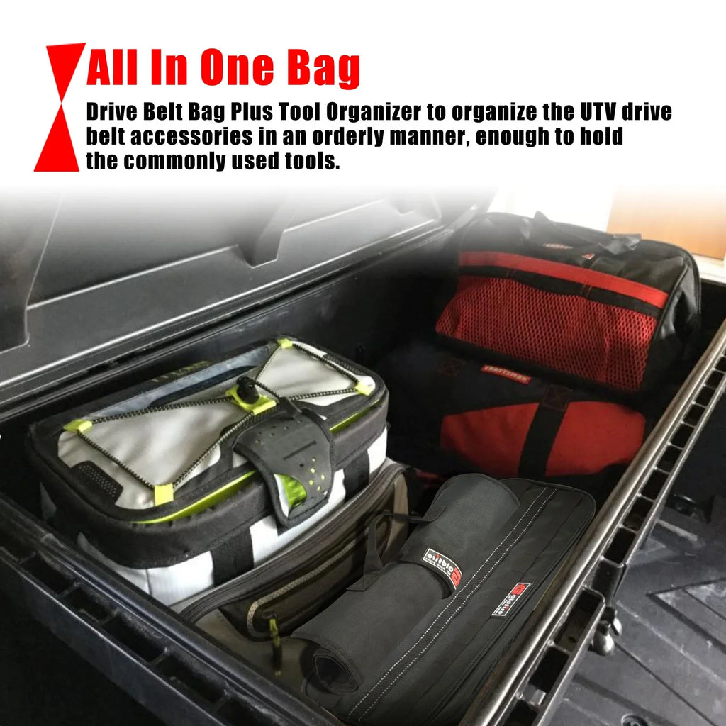 Organizer Portable Tool Tool Tool Bag Car Truck Kit Storage UTV for Storage Pouch Travel Roll with Universal ATV Goldfire Wrench