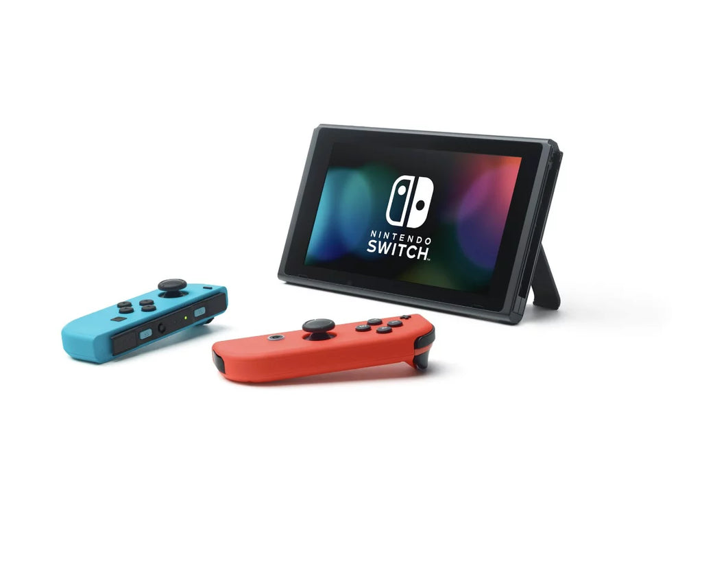 Mansion MicroSD Switch Odyssey + & + Card Case Joy-Con Mario Switch Carrying Console Neon Red Nintendo 64GB - Luigi's 3 with Blue Bundle Neon Super + with