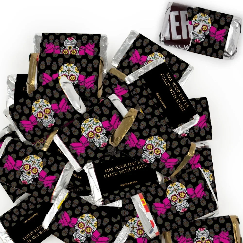Skulls - the No - Dead Muertos Chocolate dia Candy Required Day Miniatures Party of Sugar los de 123 Pcs - Assembly Favors