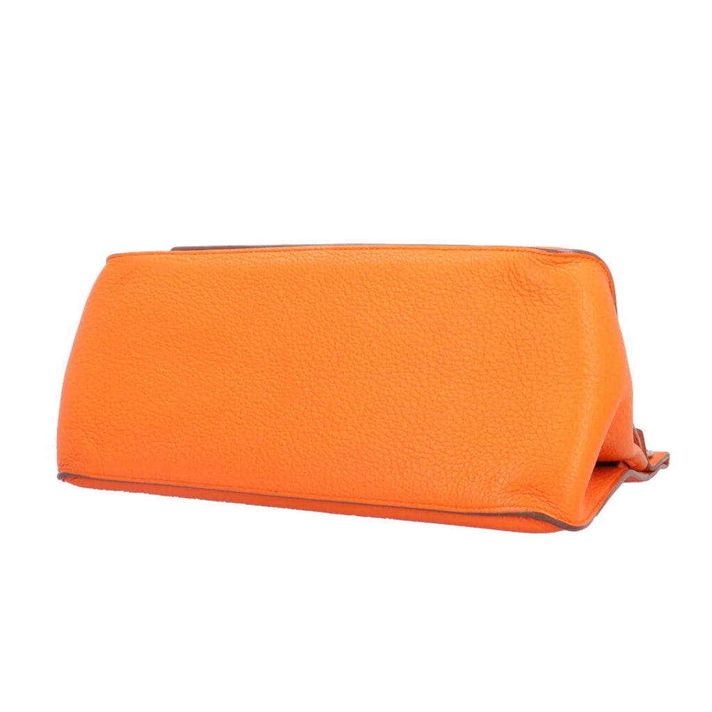 Women's BRB10010000013133 Hermes Bag Clemence Pre-Owned Orange Taurillon Shoulder 34 HERMES Gypsière (Good)