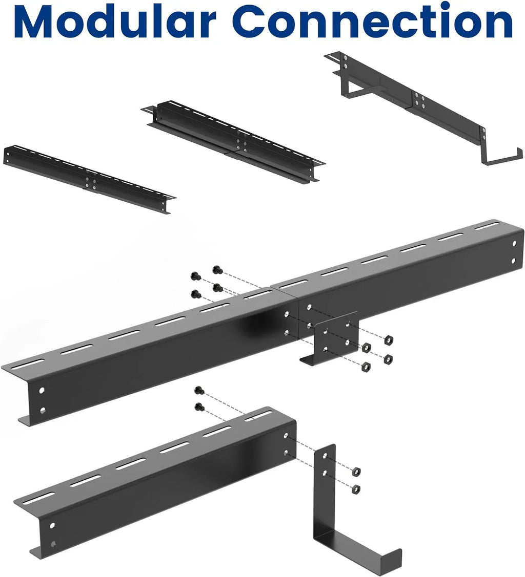 LIHONG Ceiling Garage Storage Hooks Storage Rack, Most Racks, Tote 4 System, Bins, Bin Supports Adjustable Organization Sets, Rails, Overhead 2 Storage