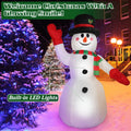 Huge Snowman Snowman, Lawn Holiday Blow Yard for Up Inflatable Light iMountek Winter Holiday Giant Yard 7.9ft Decoration, Christmas Party Up Garden Decor