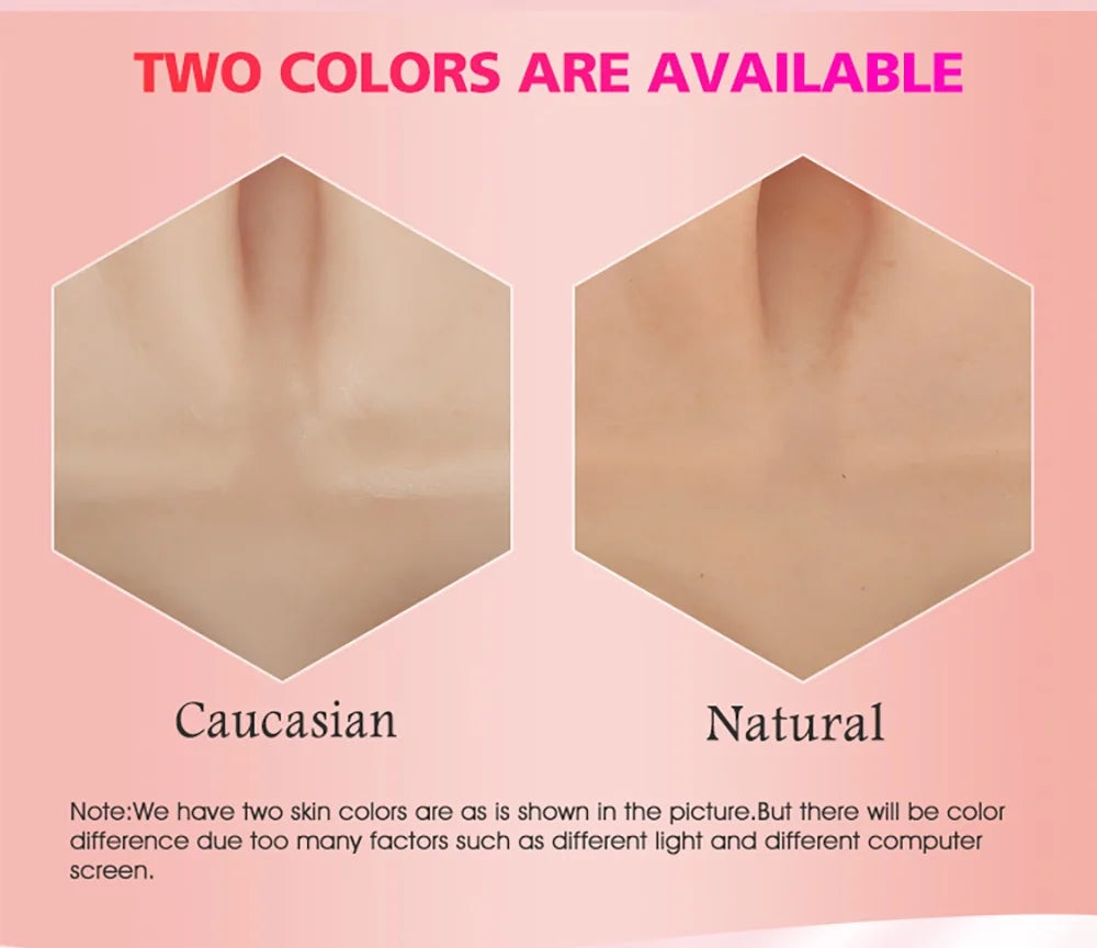ROANYER Realistic Cosplay Mask Crossdresser Human Skin Silicone Face Female