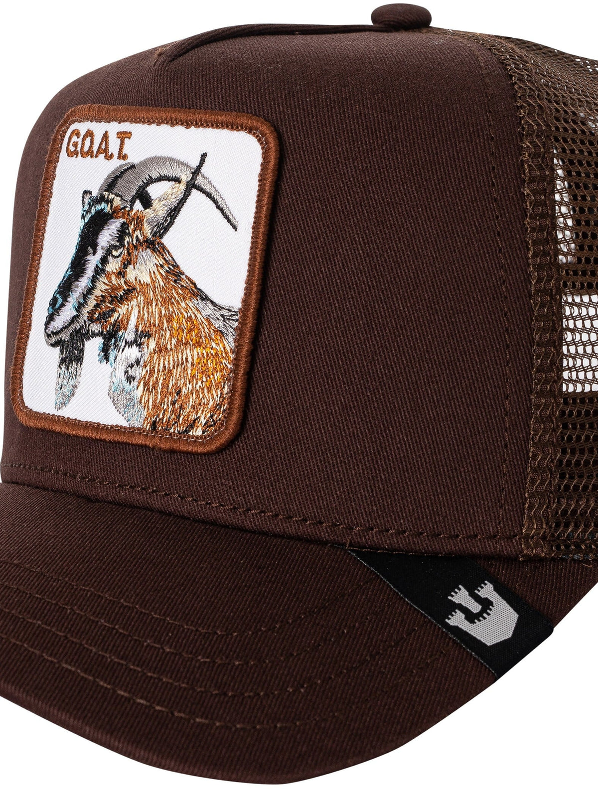 Goat Bros. The Goorin Trucker Cap, Brown