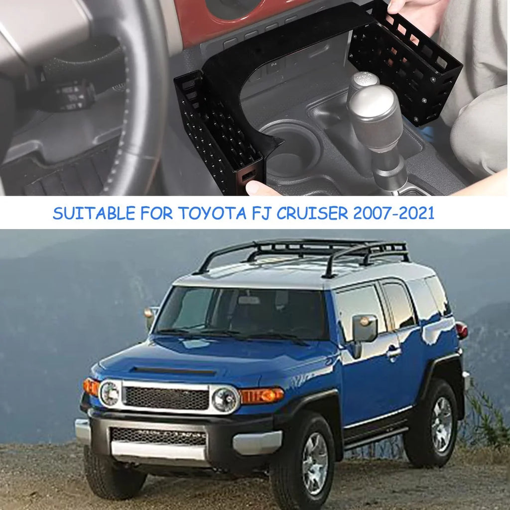 Compatible Black,Height Toyot@ Box Tinki Shifter Storage Car 5.3in,1PCS 2007-2021, FJ with Cruiser