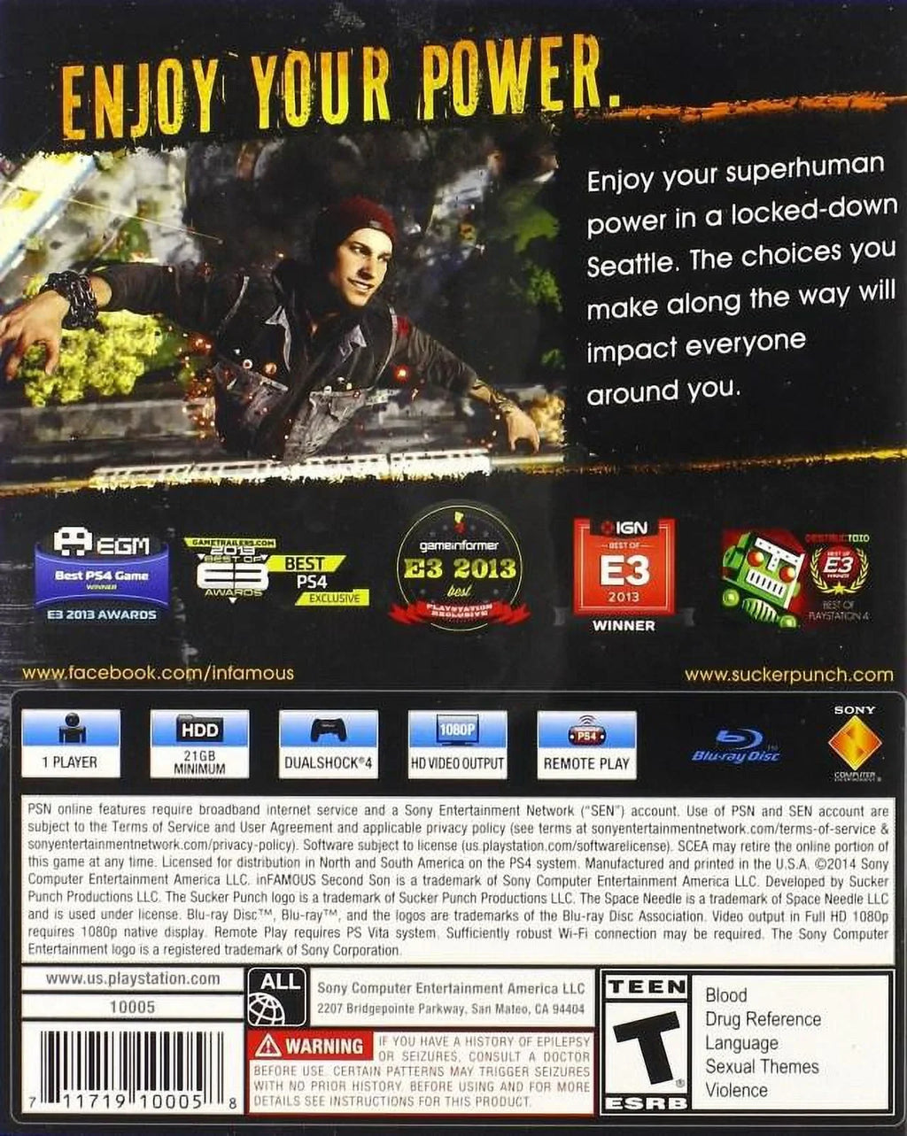 inFamous: Second 4] Son [PlayStation
