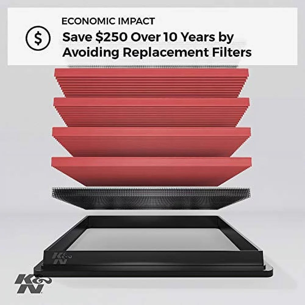 2001 Highlander, RX 2014 300, High Air K&N Replacement: 33-2260 Performance, Filter: Engine Camry Premium, Toyota/Lexus Washable, (Kluger, Hybrid, Wisdom, - ES Solara, Alphard, Sienna, 300)