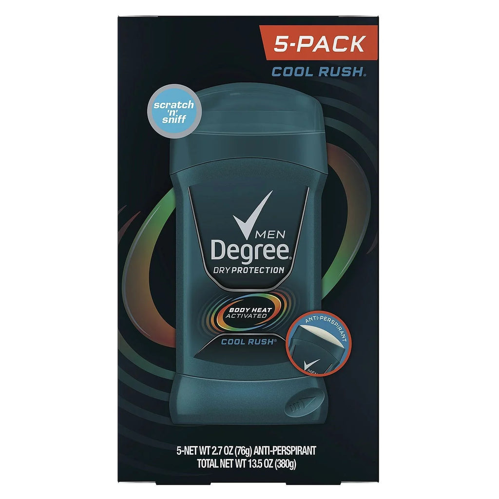 oz., 6 Degree Antiperspirant, Dry pk.) Rush Cool Men (2.7 Protection