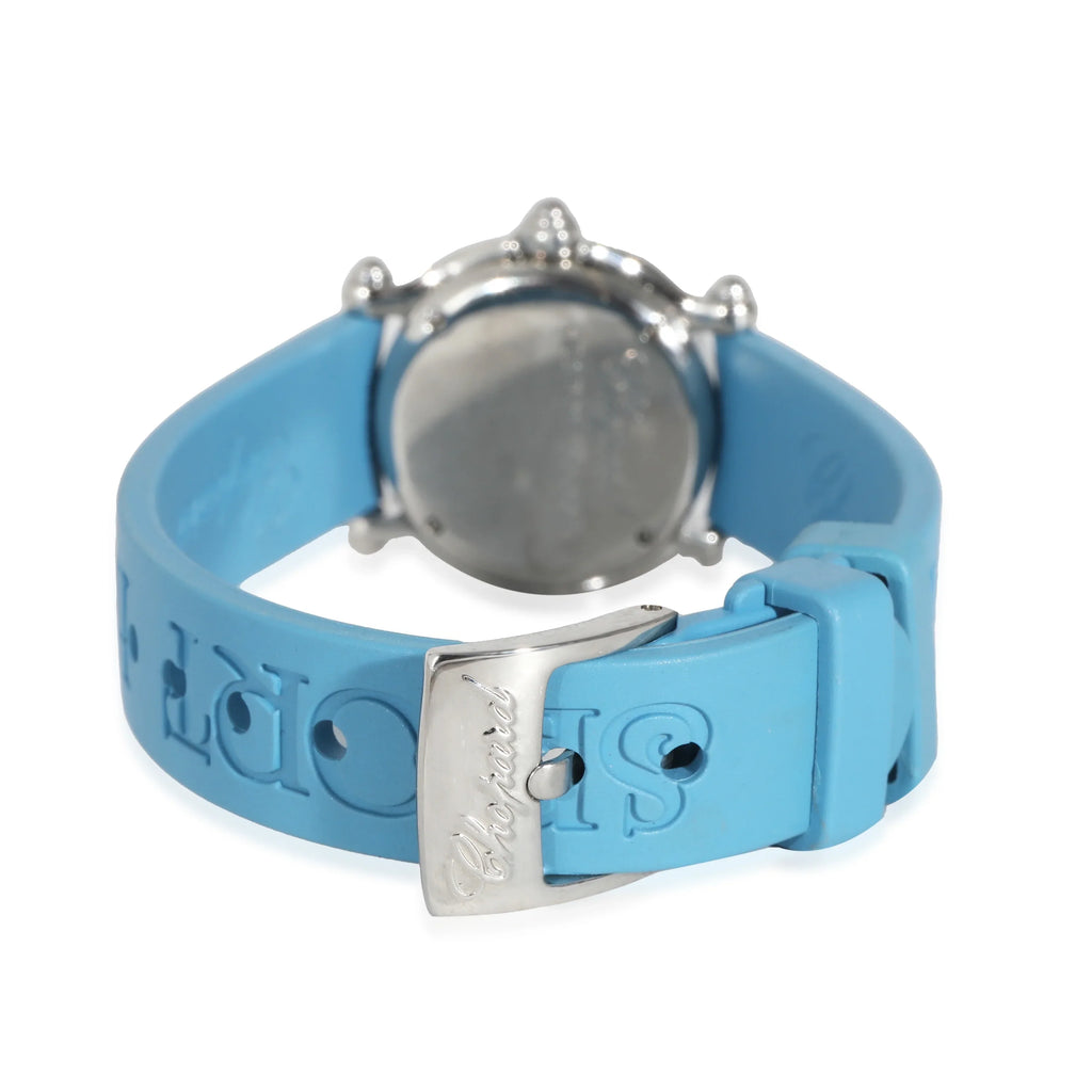 Fish Pre-Owned Women's Watch Steel 27-8923-402 Chopard Happy Stainless in
