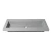 Solid ALFI ABCO40TR Trough Matte for Bathroom brand Sink 40" Concrete the Gray