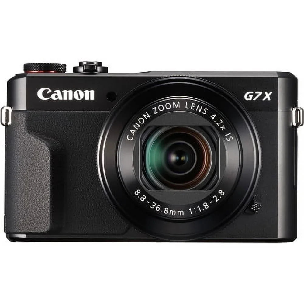 1066C001 20.1MP PowerShot II Digital HD G7 Mark X - II Canon G7X (Black) Camera
