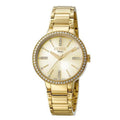Dial Quartz Ferre Gold Bracelet Womens Watch Gold Made Milano with Swiss