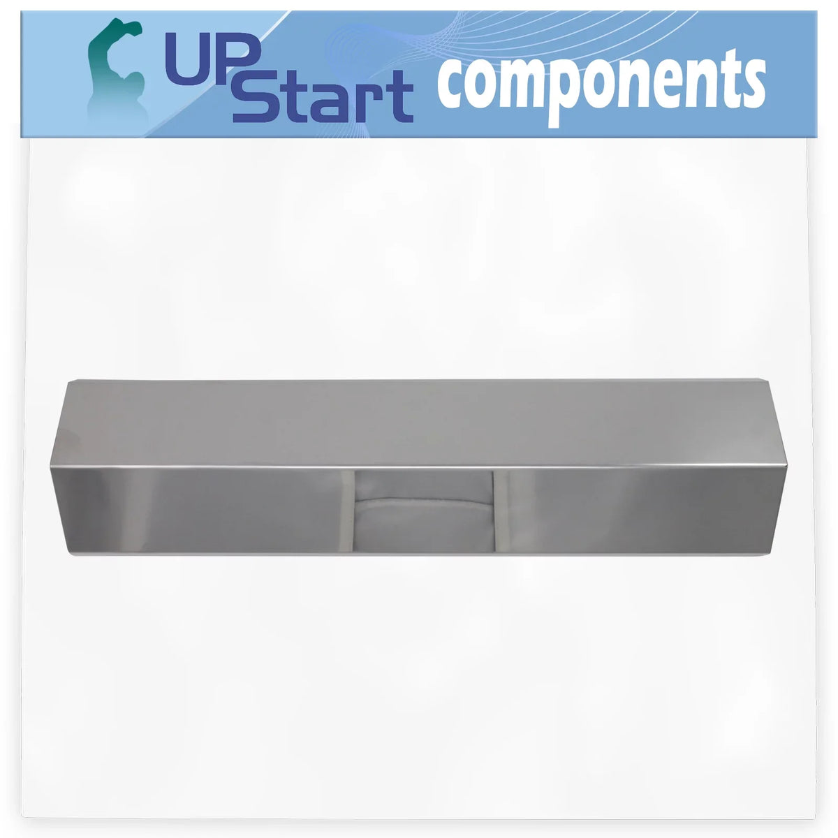 for Bar, Replacement Burner Flavorizer Charmglow Tent - Cover Plate Vaporizer Guard, Parts Tamer, Bar, Grill Compatible BBQ Flame 15" Steel 3-Pack Heat Deflector, Barbeque Shield 810-8410-S Stainless