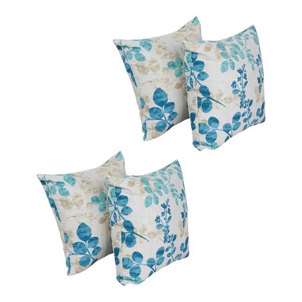 Throw 17 Blazing Set Pillows, Polyester Square 4 Needles in. - Breeze Outdoor Ciara of