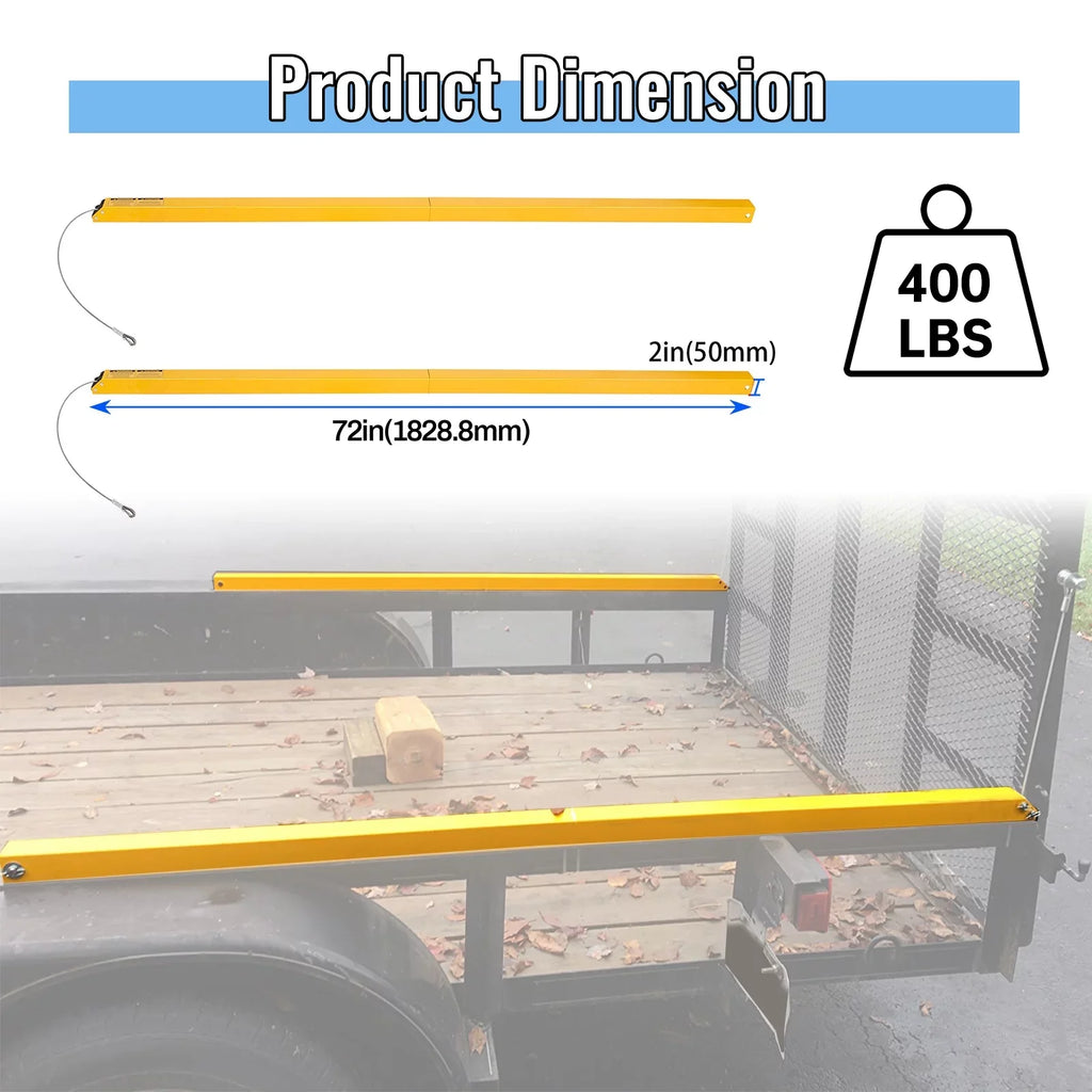 Trailer Lift Tailgate 2 Sided System 350 Gate HECASA Pounds Ramp Lift Assist Liftgate Utility