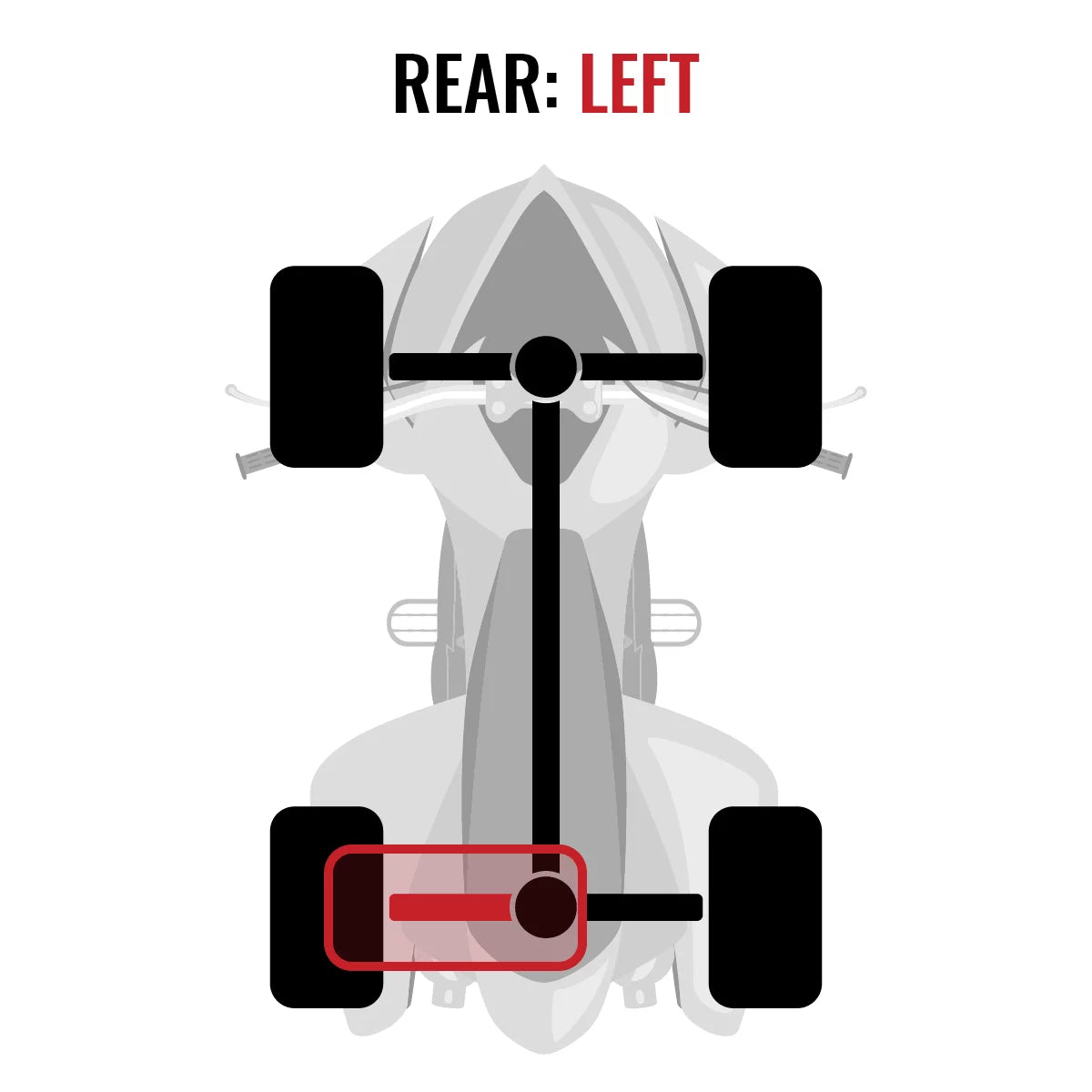 Sixity Renegade 2013 Axle 500 with Can-Am 2014 Rear 1000 2015 Max XT Left 650 800R Outlander compatible CV