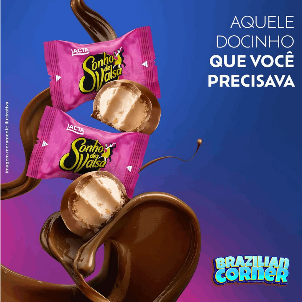 Sonho Valsa Bundle Bombom Ouro 1kg + Corner 1Kg Lacta - Branco Brazilian De