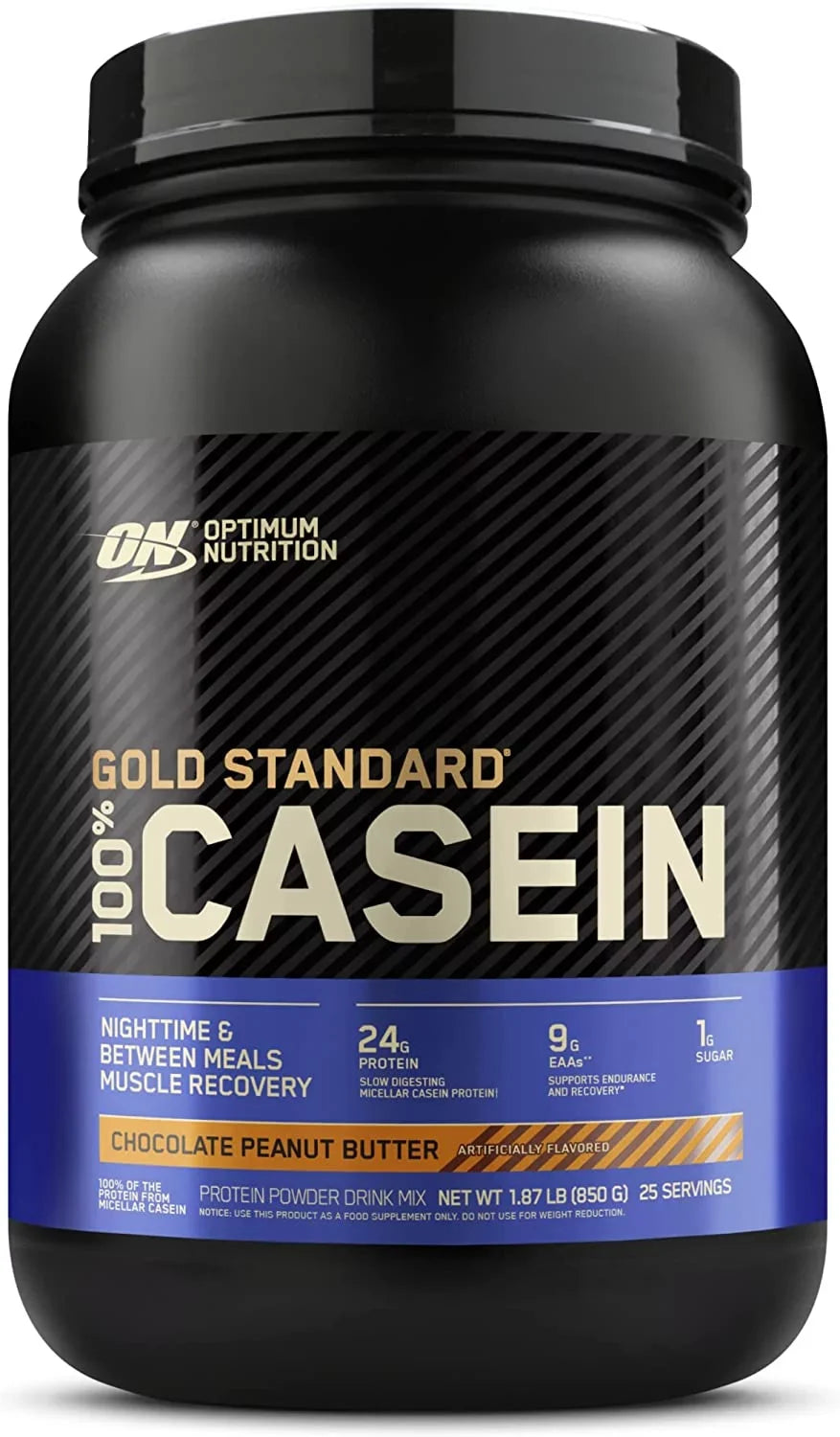 Peanut Standard 1.87 Nutrition, Gold lb Butter, Casein, 24g Chocolate Protein Optimum 100% Powder,