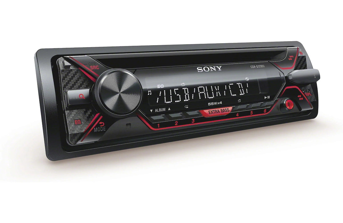 CD max Sony 55Wx4ch with Z Bundle Receiver Aux & and Zonoz Inputs CDX-G1200U USB Tool