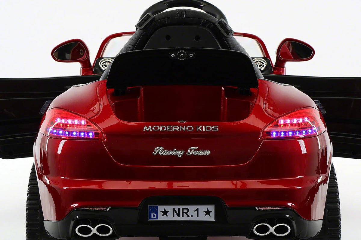 Ride-On Kiddie Electric 12V with R/C Roadster Parental Kids Cherry | Car Red Remote