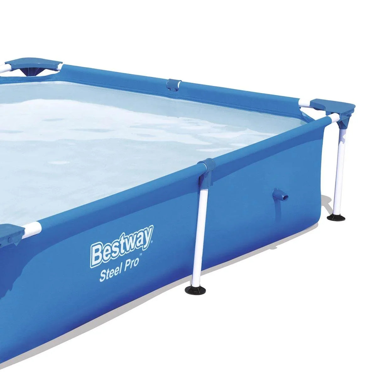 Above Swimming Metal Rectangular 4.9 Ground x 1.4 Frame 7.25 Steel Kids Bestway Pro x ft Pool,