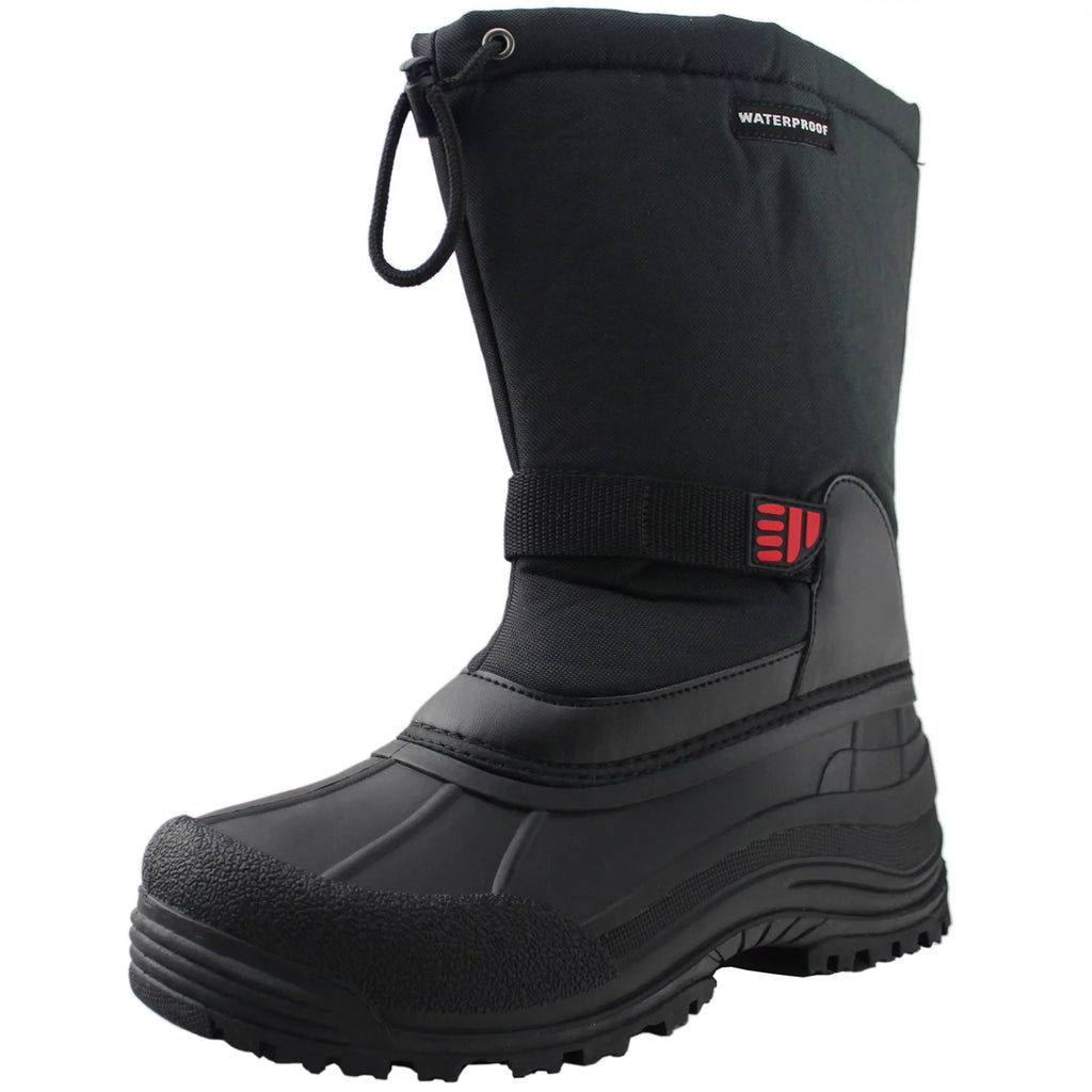 Insulated Size Tanleewa Boots Snow Shoe Adult Winter Male 11.5 Anti-Slip Boots Men's Waterproof