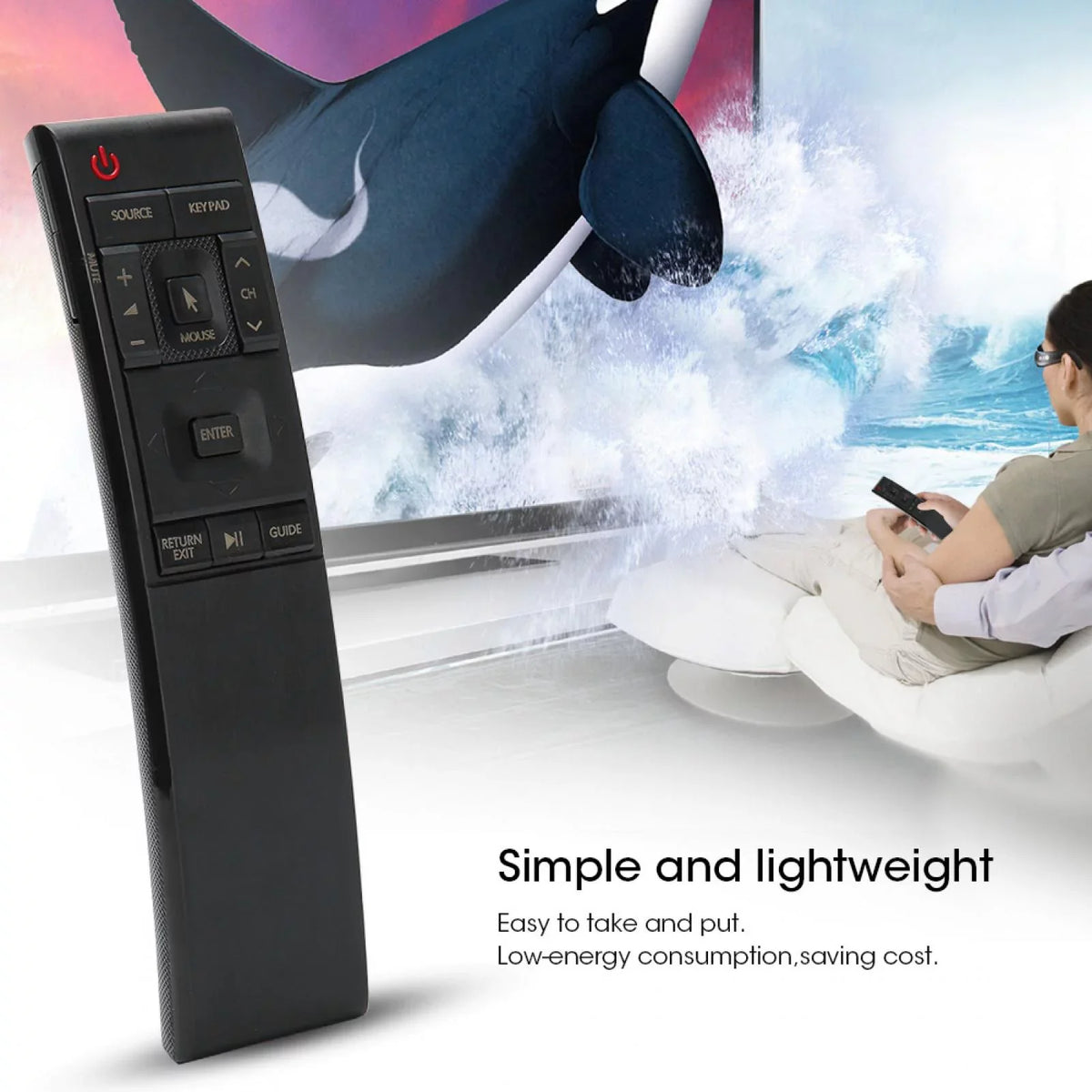 Samsung TV Replacement BN59-01220A Television Smart Accessories Samsung, HUB for Remote Remote Emoshayoga for Control BN59-01220D Control