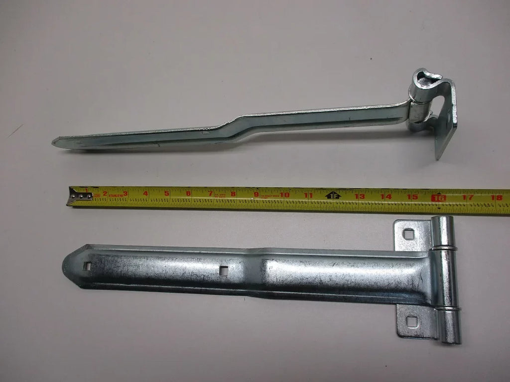 (4) Hinges Bent / Trailer Strap RV Utility 16" Offset Hinges Door Cargo