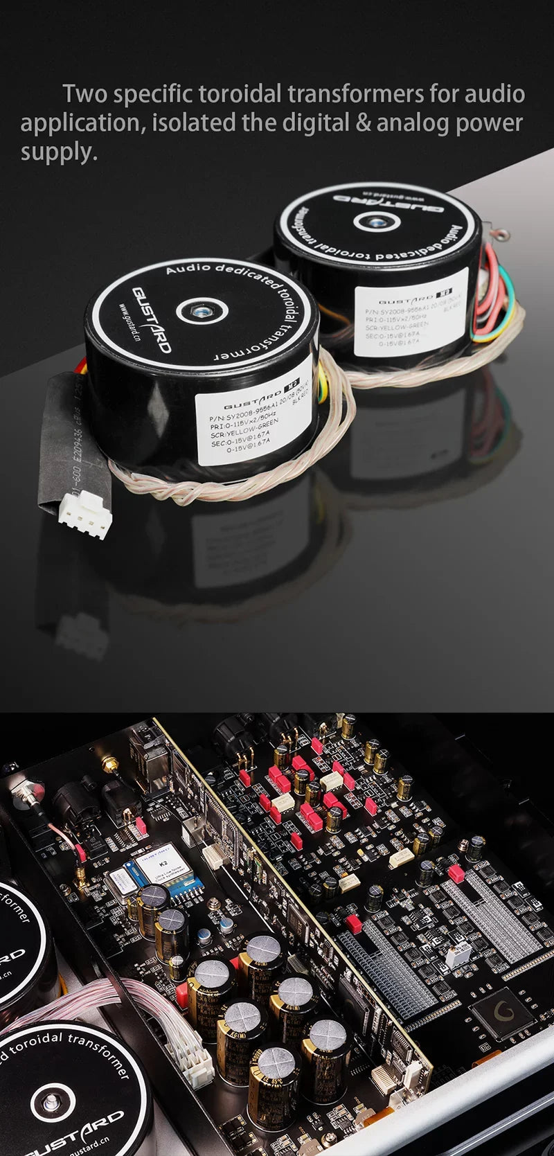 Decoder DSD (Black） R26 MQA Dual Gustard R2R LDAC Native Remote XMOS Discrete DAC Balanced with DAC Clock K2 Control