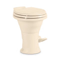Pressure-Enhanced - Slow Dometic Shape, Cover PowerFlush Seat Flush Lightweight Perfect Toilet Oblong 310 and Modern Standard Close - for Efficient with RVs and